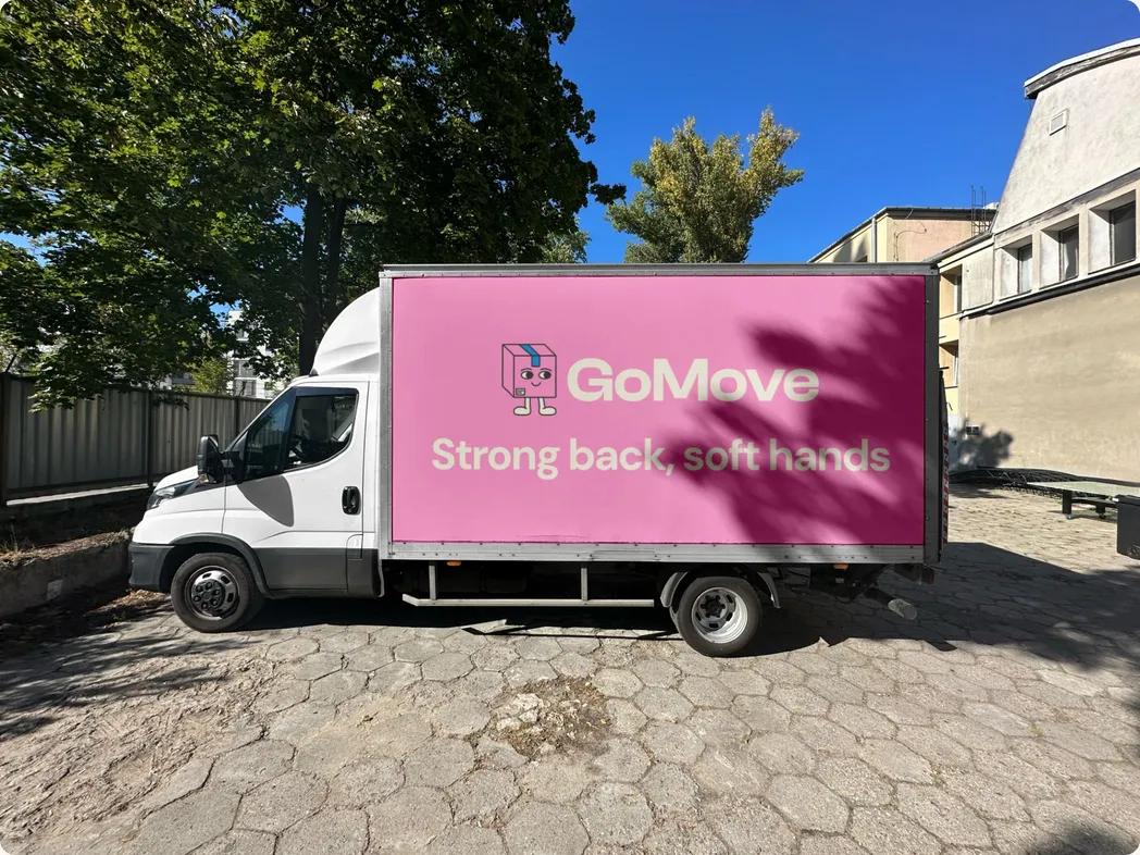 The GoMove truck livery